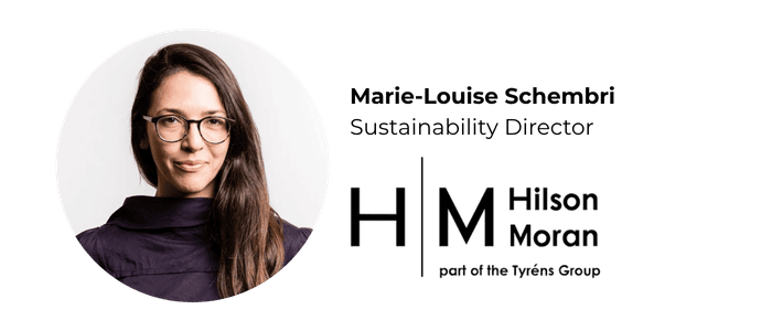 Marie Louise Schembri, Sustainability Director at Hilson Moran, featured in the Artus Air Living Lab case study.